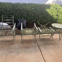 Patio Furniture and table
