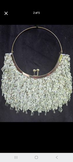 New Harve Bernard Crystal Beaded Bag. Gorgeous!