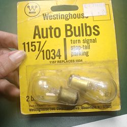 Rare Vintage Westinghouse 1157/1034 Auto Bulbs
