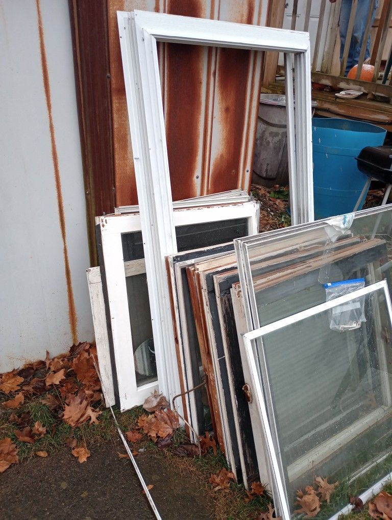 Old Fashion Storm Windows With 4 Frames