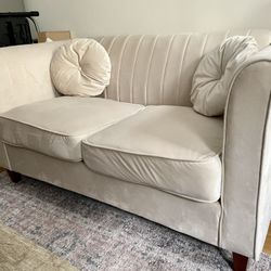 55” Velvet Loveseat