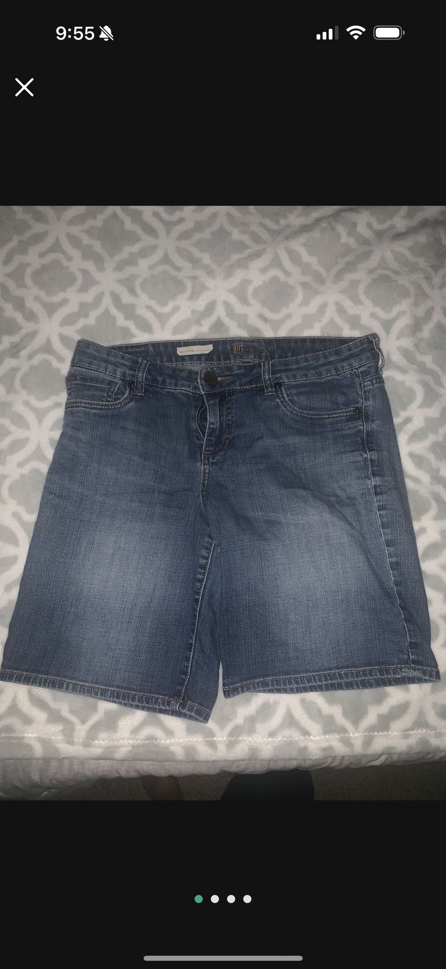 WOMENS SIZE 8 JEAN SHORTS KUT BOYFRIEND