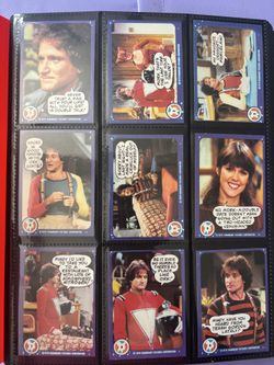 1978 MORK & MINDY Complete Trading Card Set