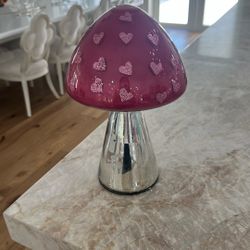Heart Mushroom Figurine 