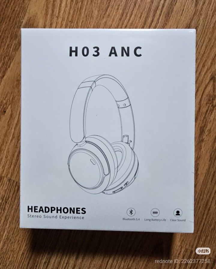 Hybrid Active Noise Cancelling Headphones -53dB, Bluetooth Headphones 5.4, 60H Playtime Wireless Earbuds