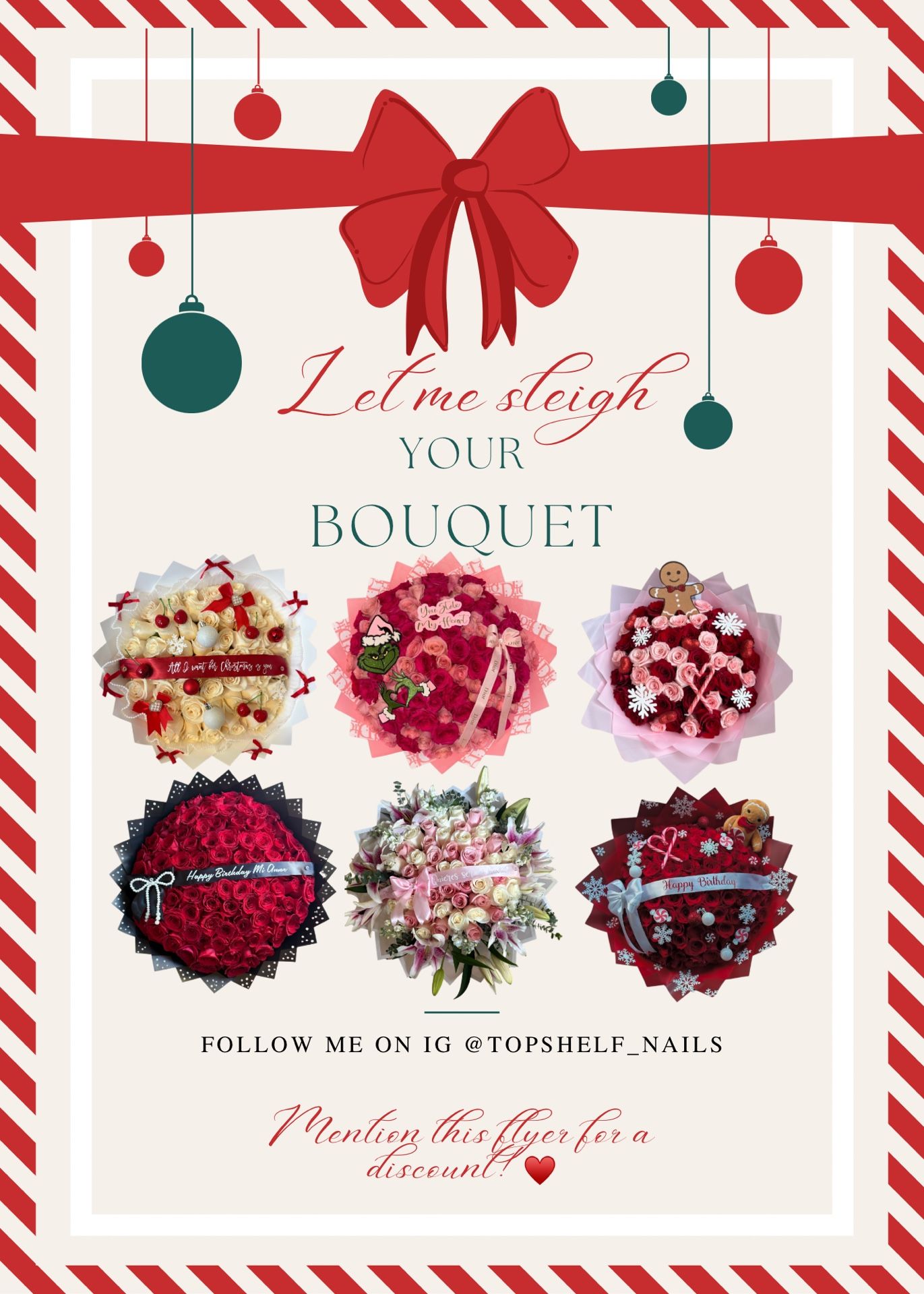 Ramo Buchon Roses Flower Bouquet