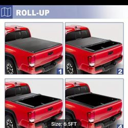 6.5 ft Tonneau Soft Roll Up Truck Bed  Cover. New