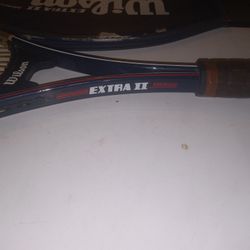 Wilson Extra II Midsize Vintage Tennis Racket With Cover