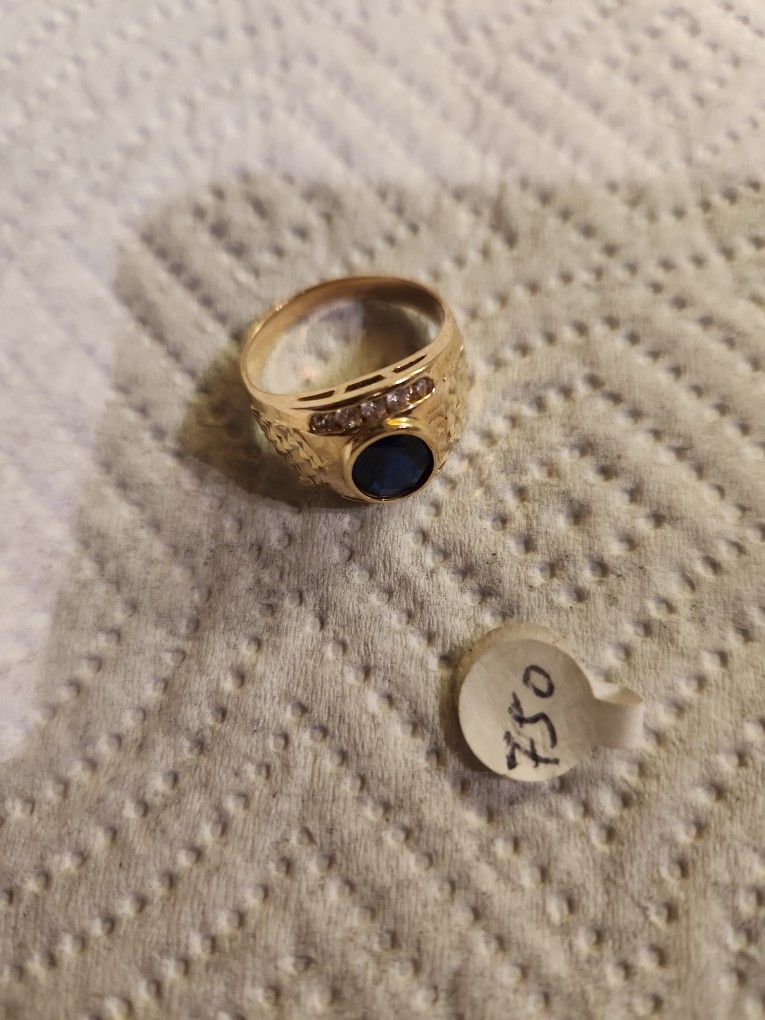 Anillo De Hombre 14 K