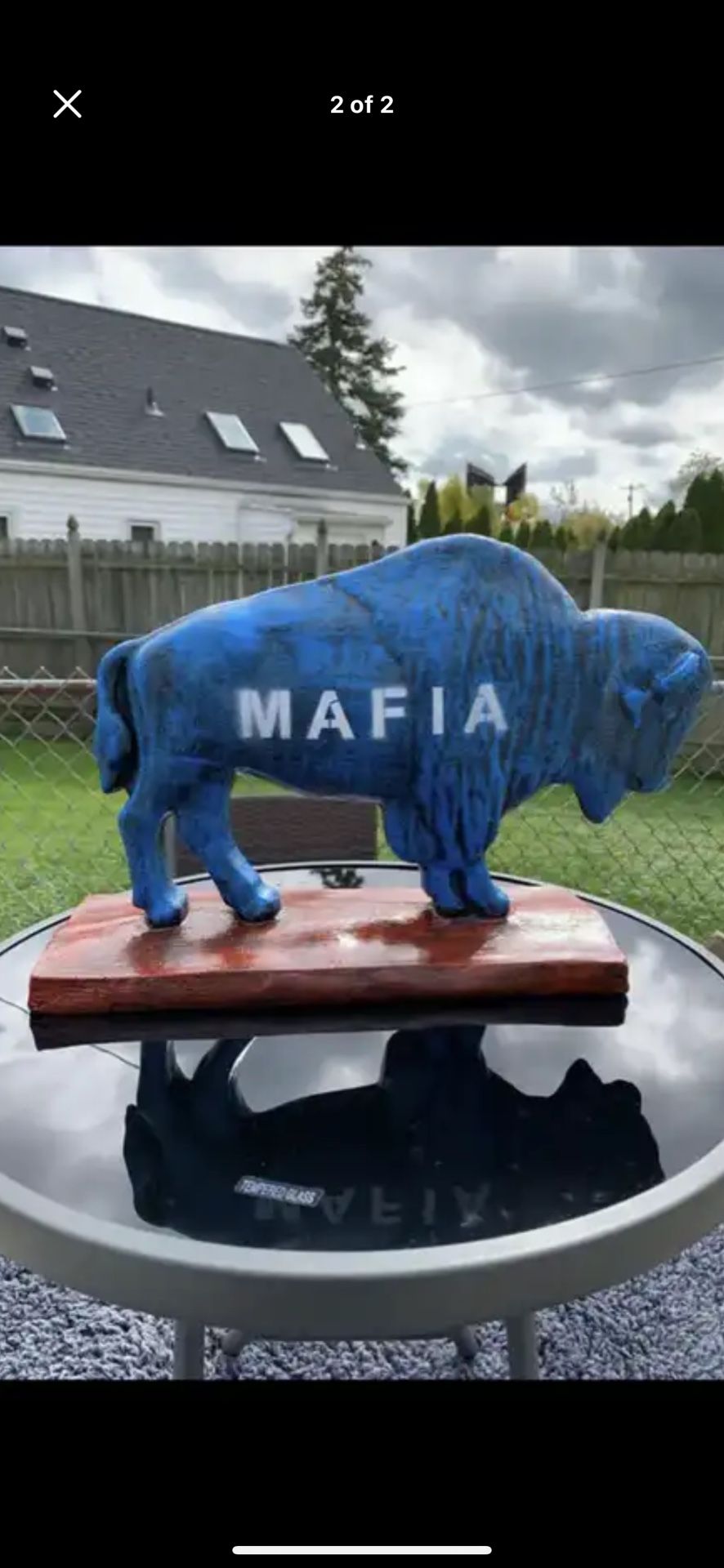 Bill’s Mafia Buffalo Statue