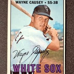 1967 Topps Wayne Causey Chicago White Sox #286 Baseball Card Vintage Collectible Sports MLB Trading Major League