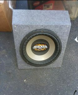 Kicker 12 inch speaker boxes