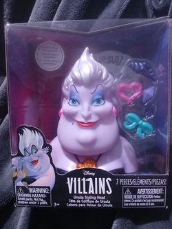 Disney Ursula Styling Head From The Little Mermaid New