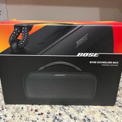 New in Box- Bose "SoundLink MAX" Portable Bluetooth Speaker ($400 MSRP!)