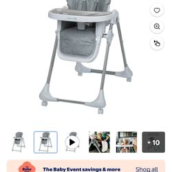 Safety 1st 3-in-1 Grow and Go High Chair, Birchbark, Toddler $65