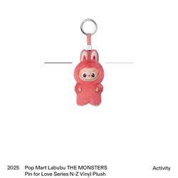 Pink “N” Pin For Love Labubu