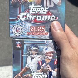 Topps Chrome football 2025