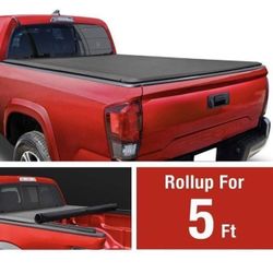 
New Tonneau Cover Compatible with 2005-2015 Toyota Tacoma | Fleetside 5' Bed (60")
