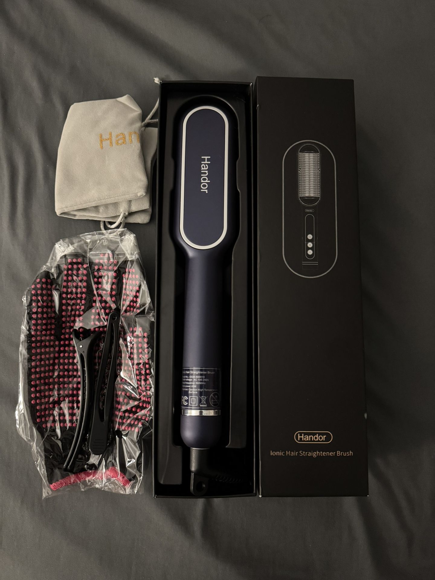 “Handor” Hair Straightener Brush