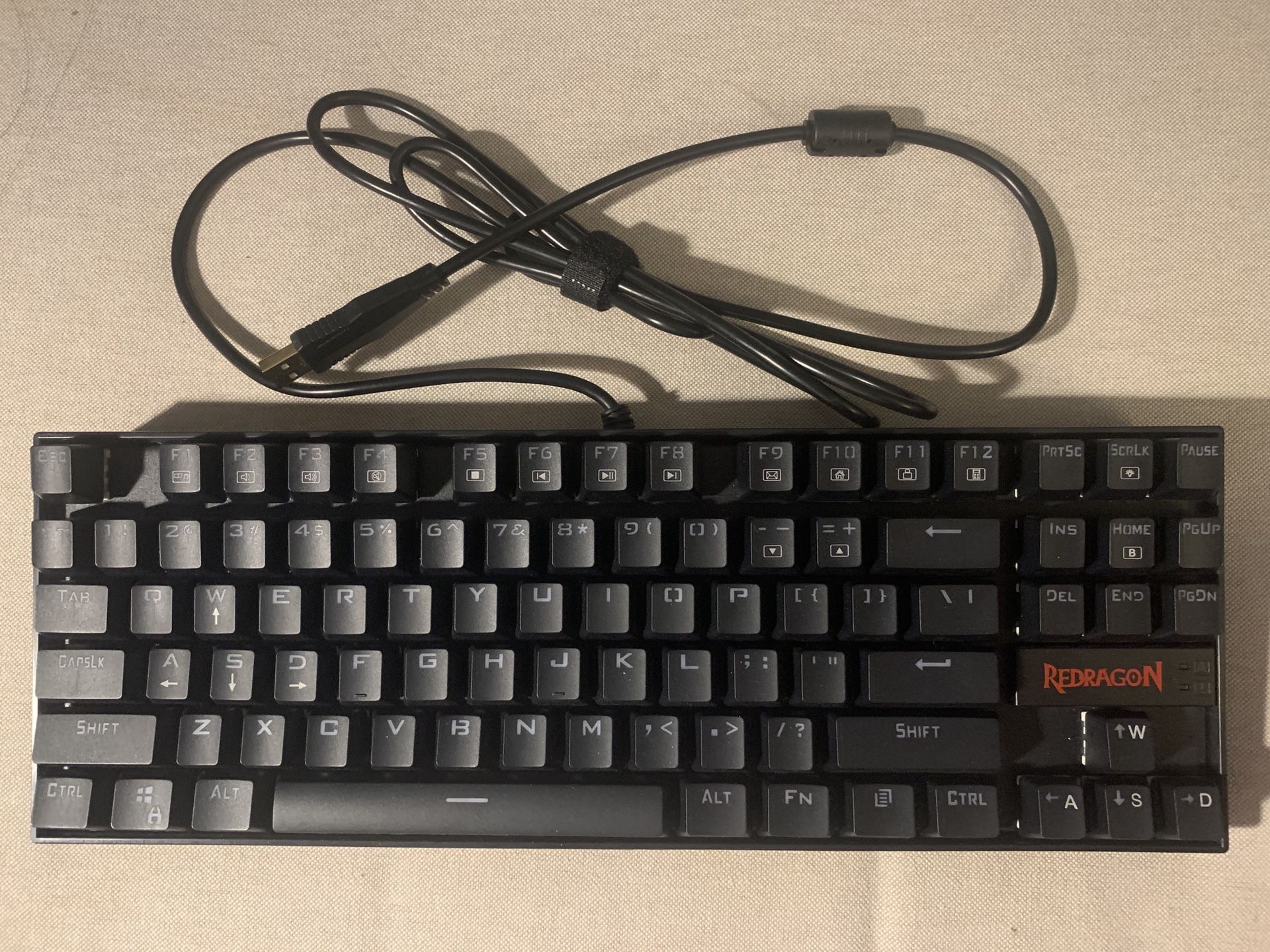 Redragon wired mechanical gaming keyboard k552-1