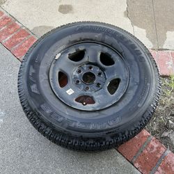 Spare Wheel and Tire Silverado 6 Lug
