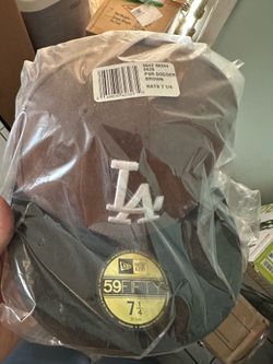 New Era X PS Reserve Pink Mocha Suede Dodgers 59Fifty Fitted Hat Brand new Meet up only