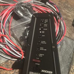 Kicker bassstation amp and wiring kit