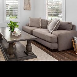 Grey Couch Love Seat 