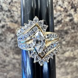 10k Cluster Ring With Czs Size 8