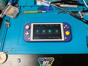 Switch Lite w Game Cube shell and chip
