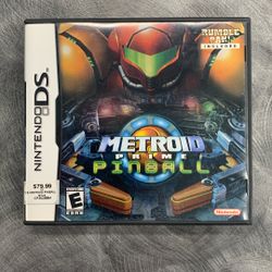 Nintendo DS Metroid Prime Pinball W/ Rumble Pack