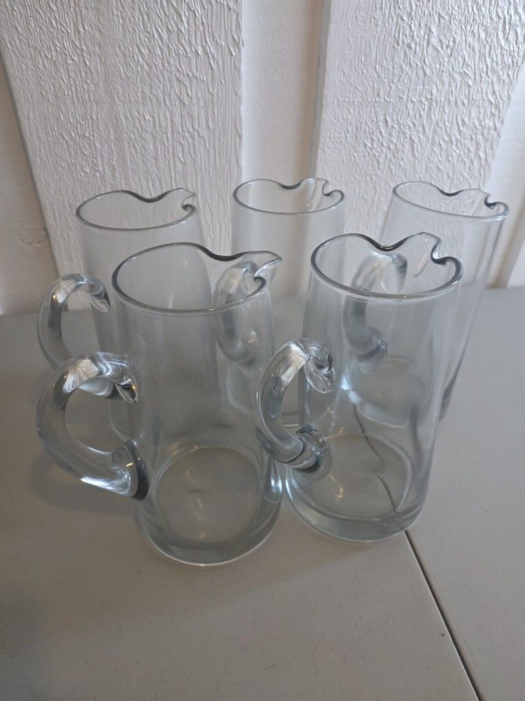 Big THIUCK Glass Pitchers (5 Piece)