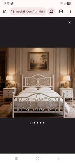 🔥 BASE DE CAMA QUEEN METÁLICA – SOLO $60 🛏️✨