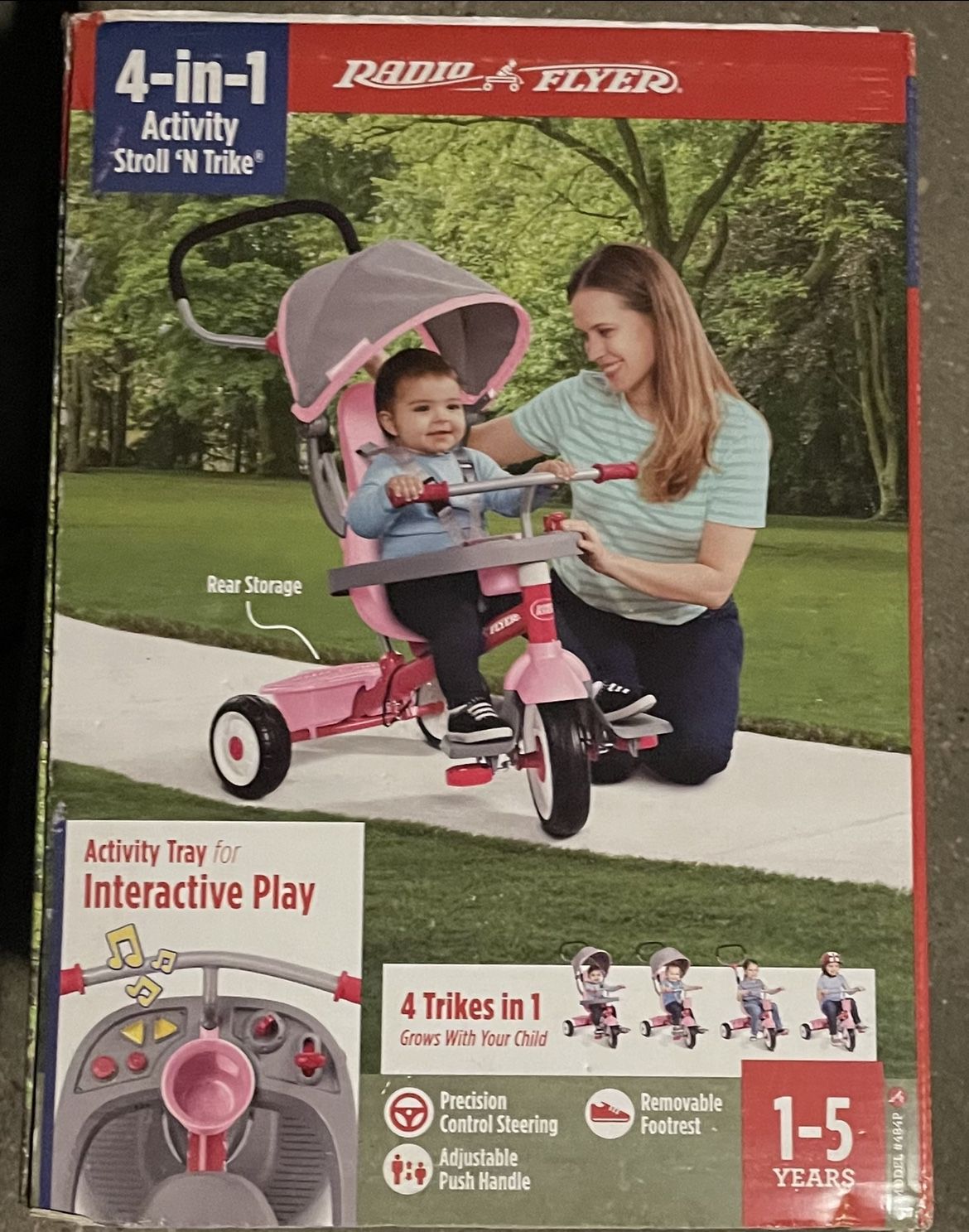 Kids Radio Flyer 4-in-1 trike ride on toy