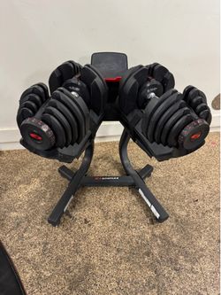Bowflex 10-90 Adjustable Dumbbells And Stand