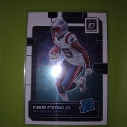 2022 Optic Pierre Strong Jr. Rookie Card 