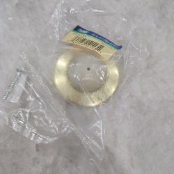 8 Pc. Gold Door Stop Solid  Brass.  All New In Pack 