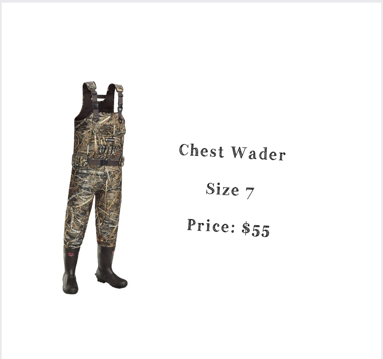 Chest Wader Size 7