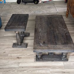 Coffee Table And End Table 