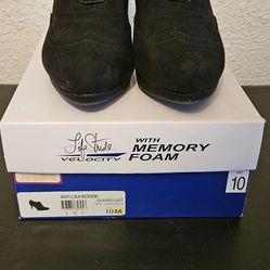 Black Ankle Boots Women's Size 10