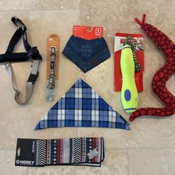 Dog Outfits, Leases and Toys
