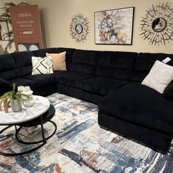 Ashley Black Sofa Sectional 🇺🇸