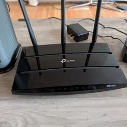 Motorola Modem And TP-Link Router
