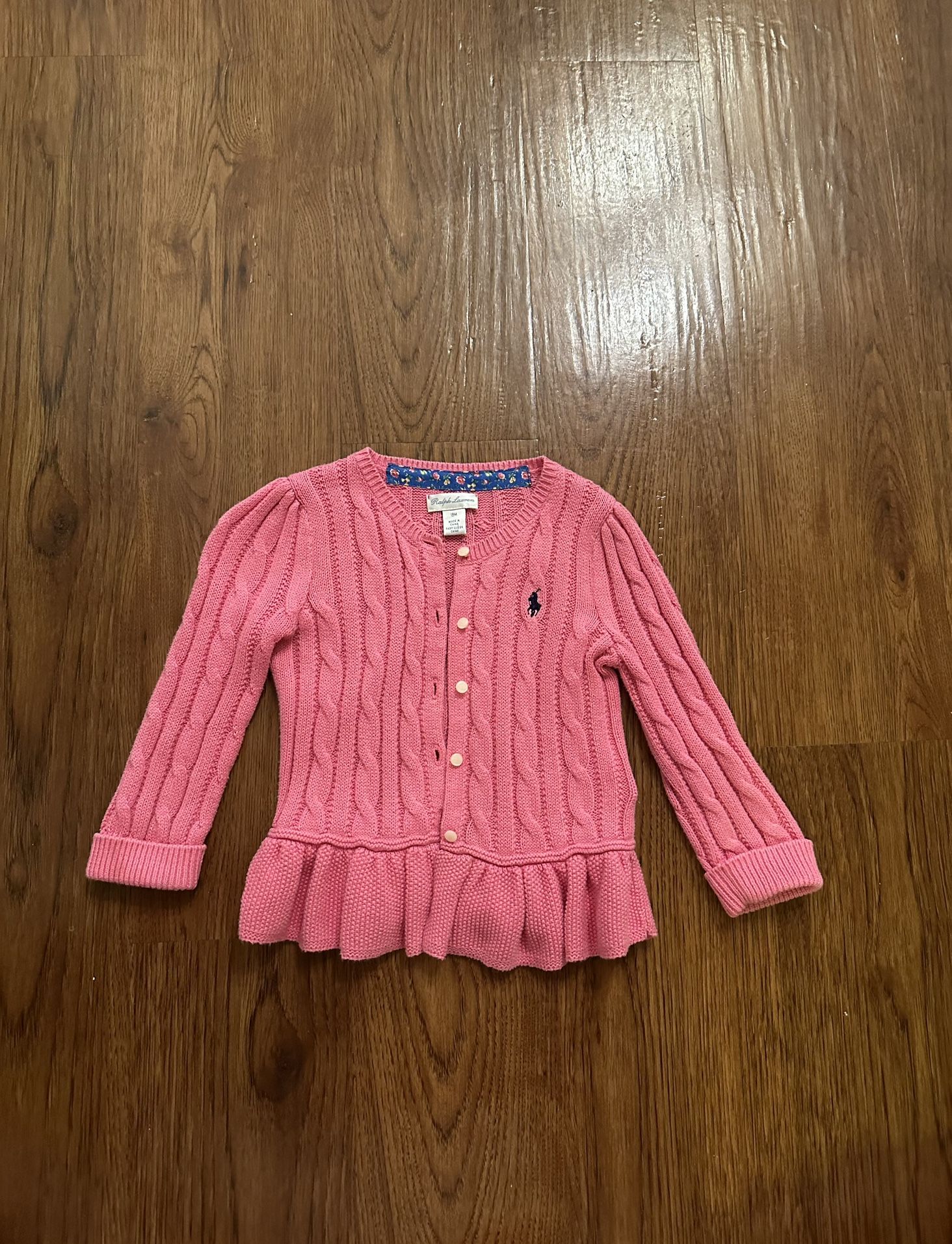 Ralph Lauren Baby Girl Cardigan 18-24M