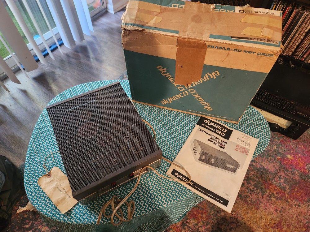 Dynaco St-120 Amplifier - Factory Wired - With original box, manual, tag - $120 OBO Trade