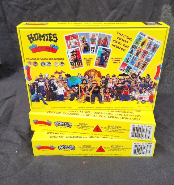 DGA Collectibles- HOMIES
Officially Licensed
Loteria Don Clemente Barrio Edt.
Game Box Set