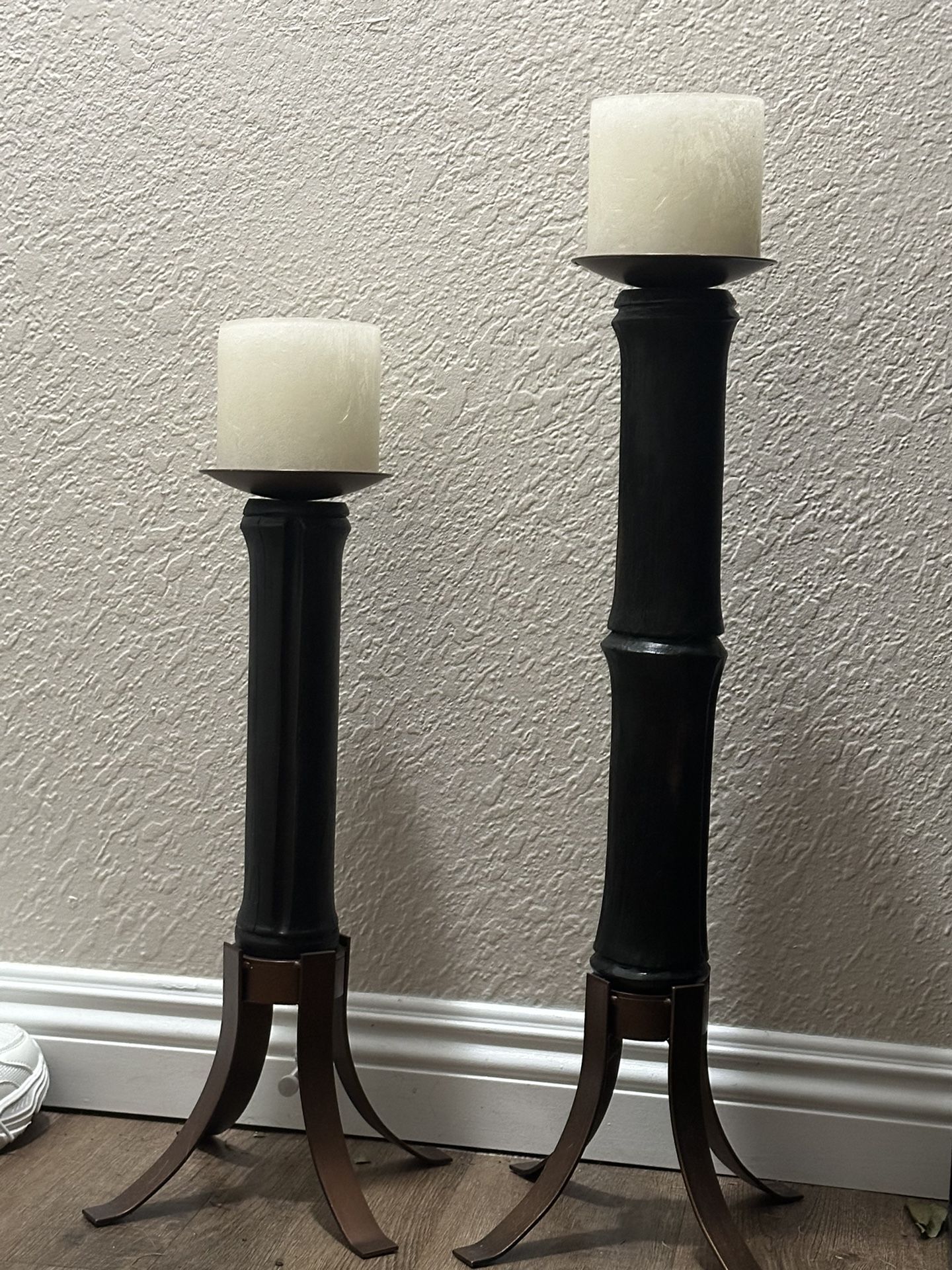 Fireplace Candle Holder Pillars