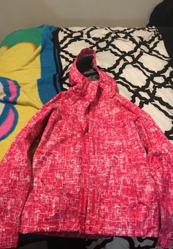 Pink North Face jacket