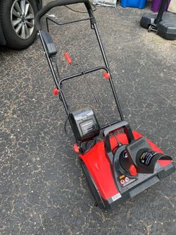 Electric snow blower Battery operated 40V