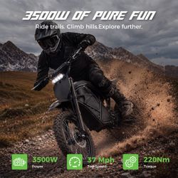 Vipcoo 3500W electric dirt bike